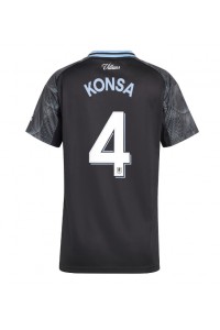 Aston Villa Ezri Konsa #4 Fotballdrakt Borte Klær Dame 2025-26 Korte ermer